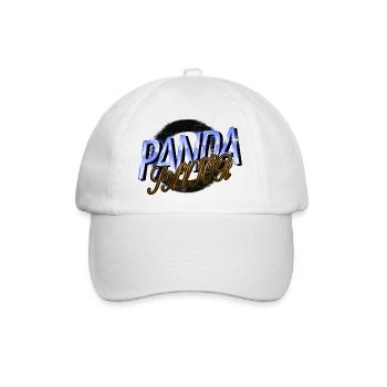 humor animal print animal protection quote panda - Baseballkappe - Weiß/Weiß - Vorne