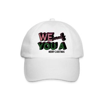 dogs beagle dog sayings beard beagle love - Baseballkappe - Weiß/Weiß - Vorne