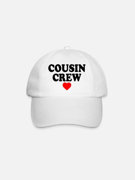 Cousin crew - Baseballkappe - Weiß/Weiß