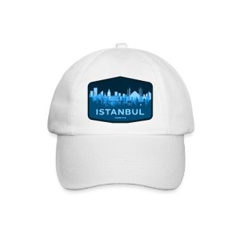 Istanbul - Baseballkappe - Weiß/Weiß - Vorne