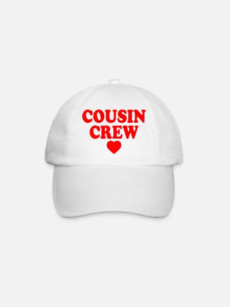 Cousin crew - Baseballkappe - Weiß/Weiß