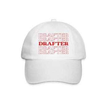 Zeichner Zeichner Designer Planer Zeichner - Baseballkappe - Weiß/Weiß - Vorne