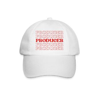 Produzent, Filmemacher, Schöpfer, Regisseur, Schöpfer - Baseballkappe - Weiß/Weiß - Vorne