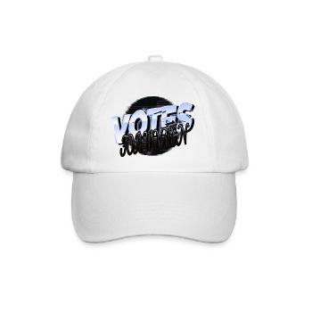 bans mental health present 8th march - Baseballkappe - Weiß/Weiß - Vorne