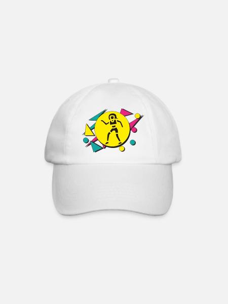 80s Dancer - Baseballkappe - Weiß/Weiß