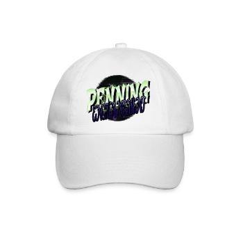 happy funny bday fiction writing creative writing - Baseballkappe - Weiß/Weiß - Vorne