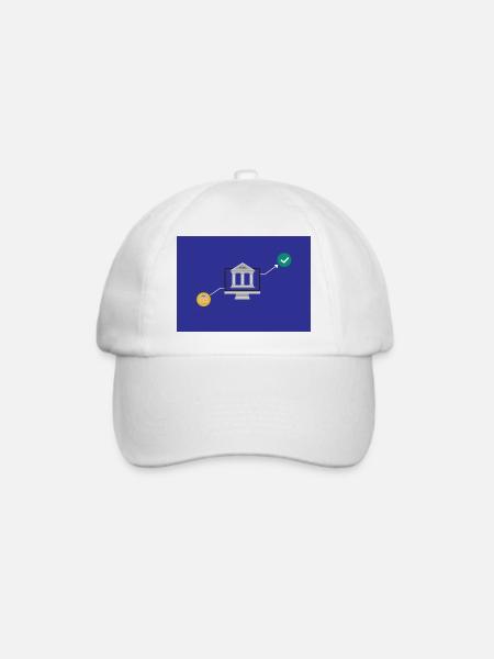 BANK - Baseballkappe - Weiß/Weiß