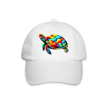 Schildkröte - Baseballkappe - Weiß/Weiß - Vorne