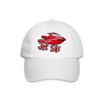 Jetski - Baseballkappe - Weiß/Weiß - Vorne