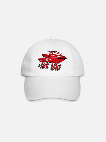 Jetski - Baseballkappe - Weiß/Weiß