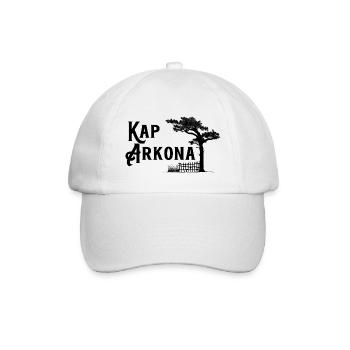 Kap Arkona, Heimat der Kreidefelsen - Baseballkappe - Weiß/Weiß - Vorne