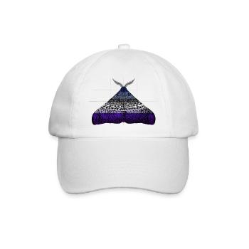 Lesbisch Butch pride Motte Motiv A - Baseballkappe - Weiß/Weiß - Vorne