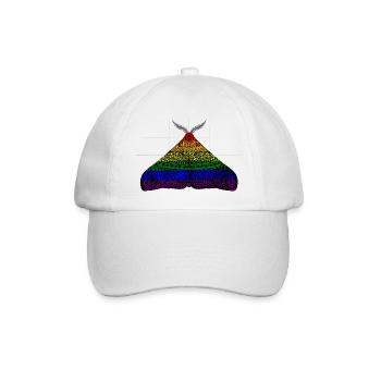 Pride Motte Motiv A - Baseballkappe - Weiß/Weiß - Vorne