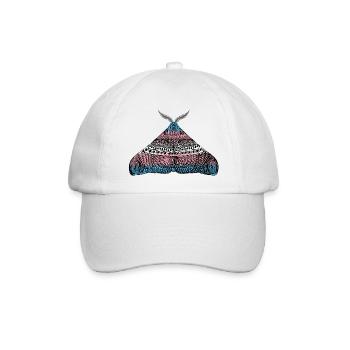 Transgender pride Motte - Baseballkappe - Weiß/Weiß - Vorne