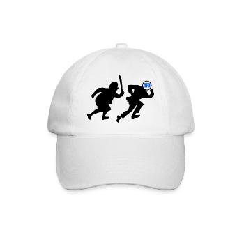 Omas gegen afd - Baseballkappe - Weiß/Weiß - Vorne