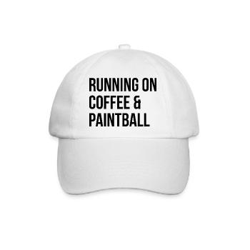 Paintball Paintball Paintball - Baseballkappe - Weiß/Weiß - Vorne