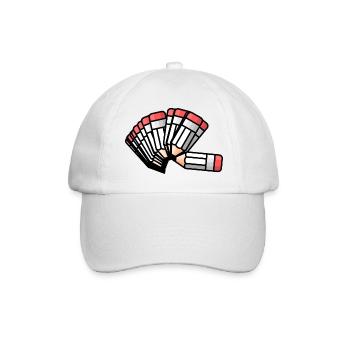 stifte - Baseballkappe - Weiß/Weiß - Vorne