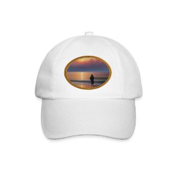 Das Meer, mein Freund - Baseballkappe - Weiß/Weiß - Vorne