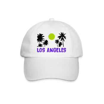 los angeles - Baseballkappe - Weiß/Weiß - Vorne