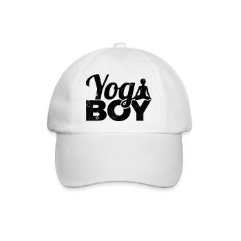 Kleiner Yogi - Baseballkappe - Weiß/Weiß - Vorne