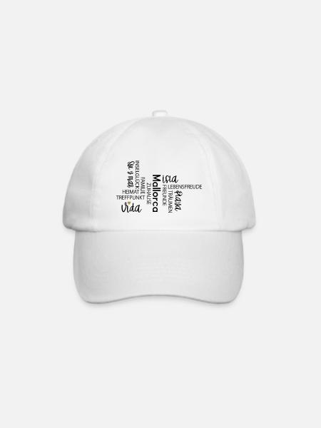 Mallorca (Schlagwörter) Accessoires & Shirts - Baseballkappe - Weiß/Weiß