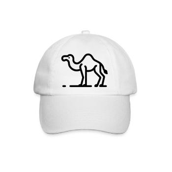 Kamel - Baseballkappe - Weiß/Weiß - Vorne