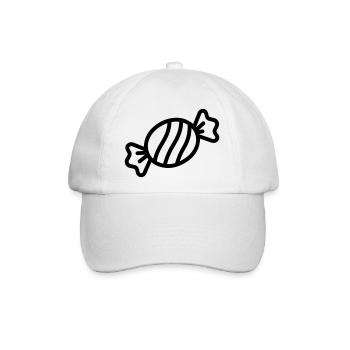 Süßigkeiten - Baseballkappe - Weiß/Weiß - Vorne