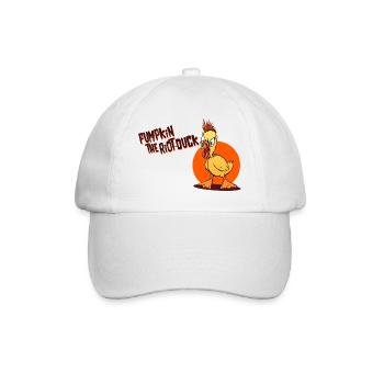 Pumpkin The Riot Duck - Baseballkappe - Weiß/Weiß - Vorne