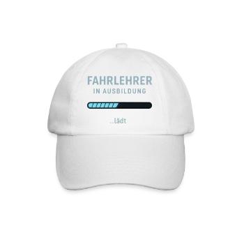 Fahrlehrer in Ausbildung - Baseballkappe - Weiß/Weiß - Vorne