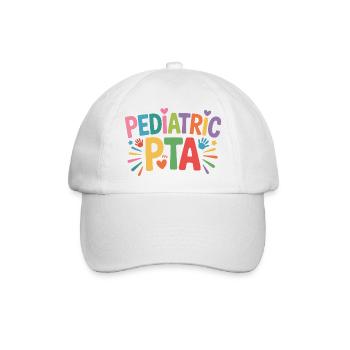 Pediatric PTA Logo - Kids Edition - Baseballkappe - Weiß/Weiß - Vorne
