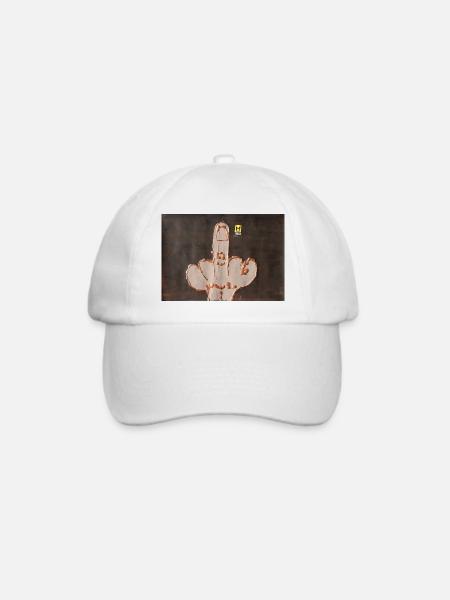 (m)eine Krone - Baseballkappe - Weiß/Weiß
