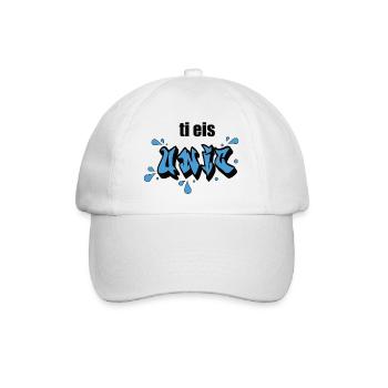 ti eis unic - Baseballkappe - Weiß/Weiß - Vorne