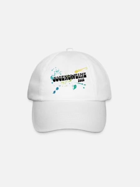 Jugendweihe 2026 Erwachsen Feier Ostdeutschland - Baseballkappe - Weiß/Weiß