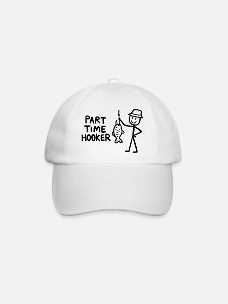 Fischer Funny Hook Geschenke - Baseballkappe - Weiß/Weiß