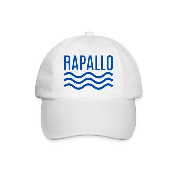 Rapallo Seawave-Emblem - Baseballkappe - Weiß/Weiß - Vorne