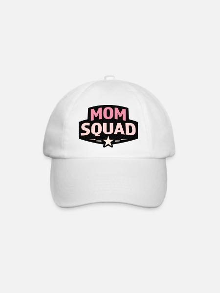Mama-Trupp - Baseballkappe - Weiß/Weiß
