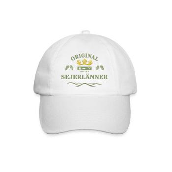 Original Sejerlänner Siegerländer  - Baseballkappe - Weiß/Weiß - Vorne