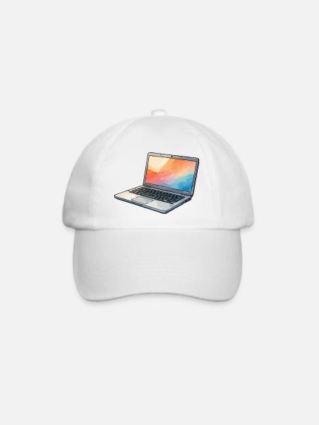 Lumina Laptop Prisma - Baseballkappe - Weiß/Weiß