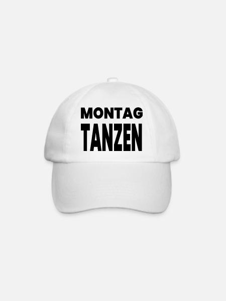 Tanzen - Baseballkappe - Weiß/Weiß