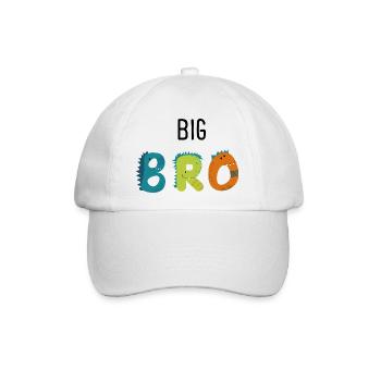 großer Bruder - Baseballkappe - Weiß/Weiß - Vorne