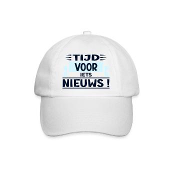 Neuanfang - Baseballkappe - Weiß/Weiß - Vorne