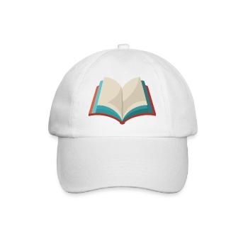 Open Book - Baseballkappe - Weiß/Weiß - Vorne
