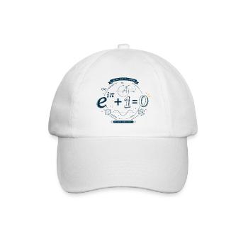 Eulersche Gleichung - Baseballkappe - Weiß/Weiß - Vorne