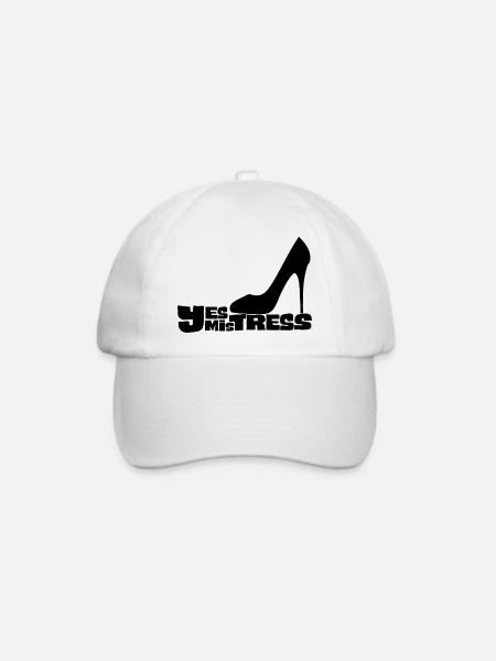 Ja, Herrin Stiletto Heel - Baseballkappe - Weiß/Weiß
