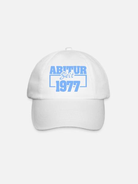 1977 - Baseballkappe - Weiß/Weiß