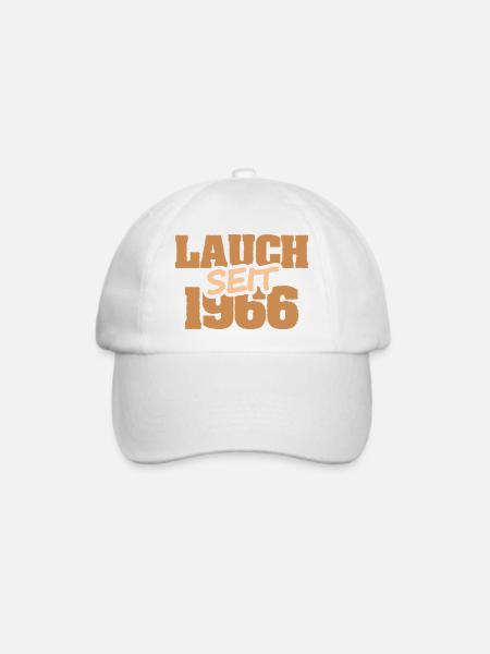 Geschenk für Entwurf - Baseballkappe - Weiß/Weiß