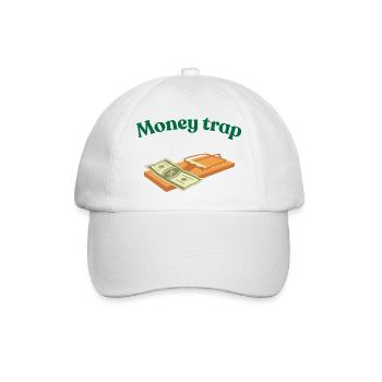 Geld - Baseballkappe - Weiß/Weiß - Vorne