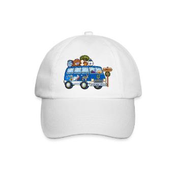 Griechenland Camper Wohnmobil - Baseballkappe - Weiß/Weiß - Vorne