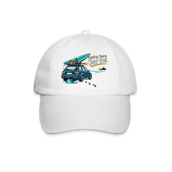 Paddeln Paddler SUP Kajak Paddelsport - Baseballkappe - Weiß/Weiß - Vorne