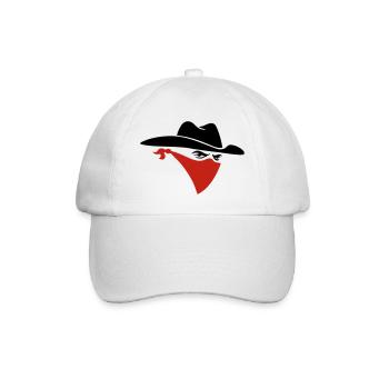 Cowboy - Baseballkappe - Weiß/Weiß - Vorne
